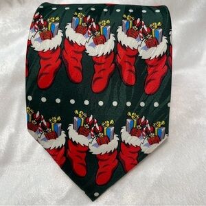 Keith Daniels Christmas Stocking Toy Soldier Gifts Tie Handmade